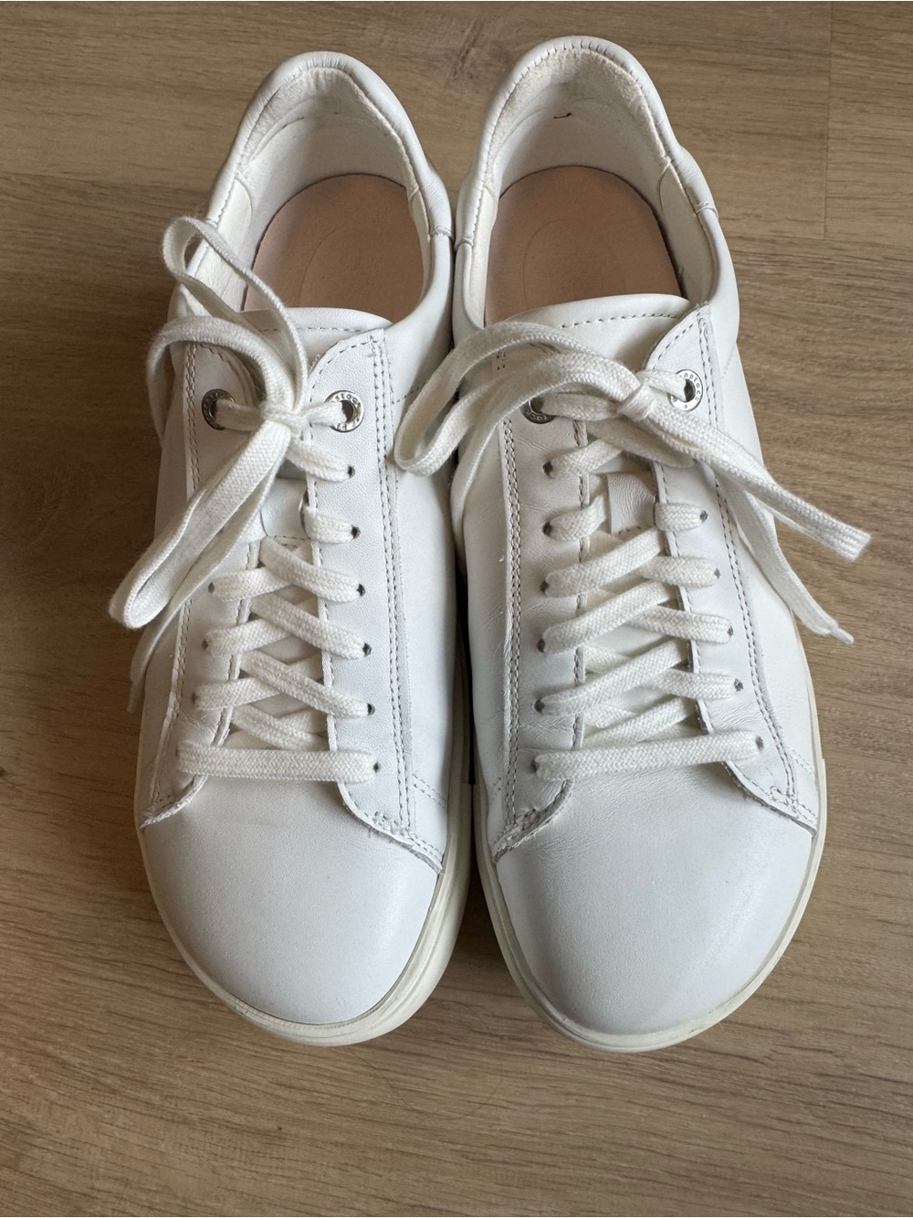 Birkenstock Bend White Leather Sneakers